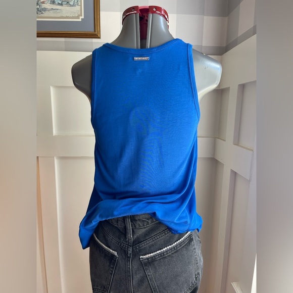 Michael Kors Blue Sleeveless Women's Top Size Small - Picture 3 of 7